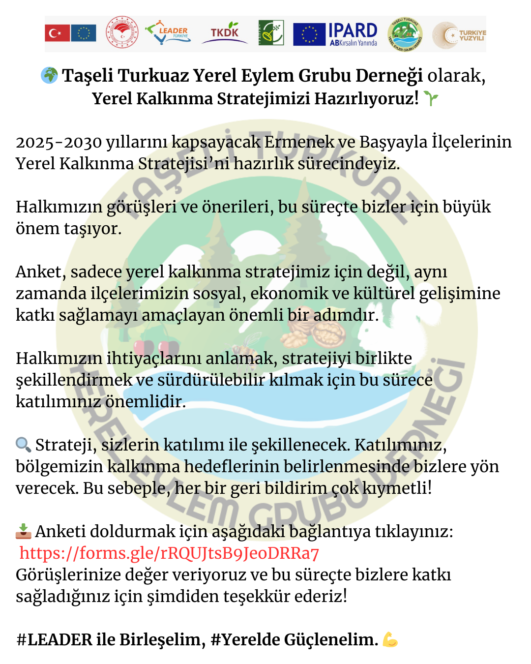 taseli-turkuaz-yerel-eylem-grubu-dernegi-olarak-yerel-kalkinma-stratejimizi-hazirliyoruz 🌍 Yerel Kalkınma Stratejimizi Hazırlıyoruz! 🌱